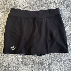 Lotus Activa Stretchy Black Skort Skirt Made in Vancouver